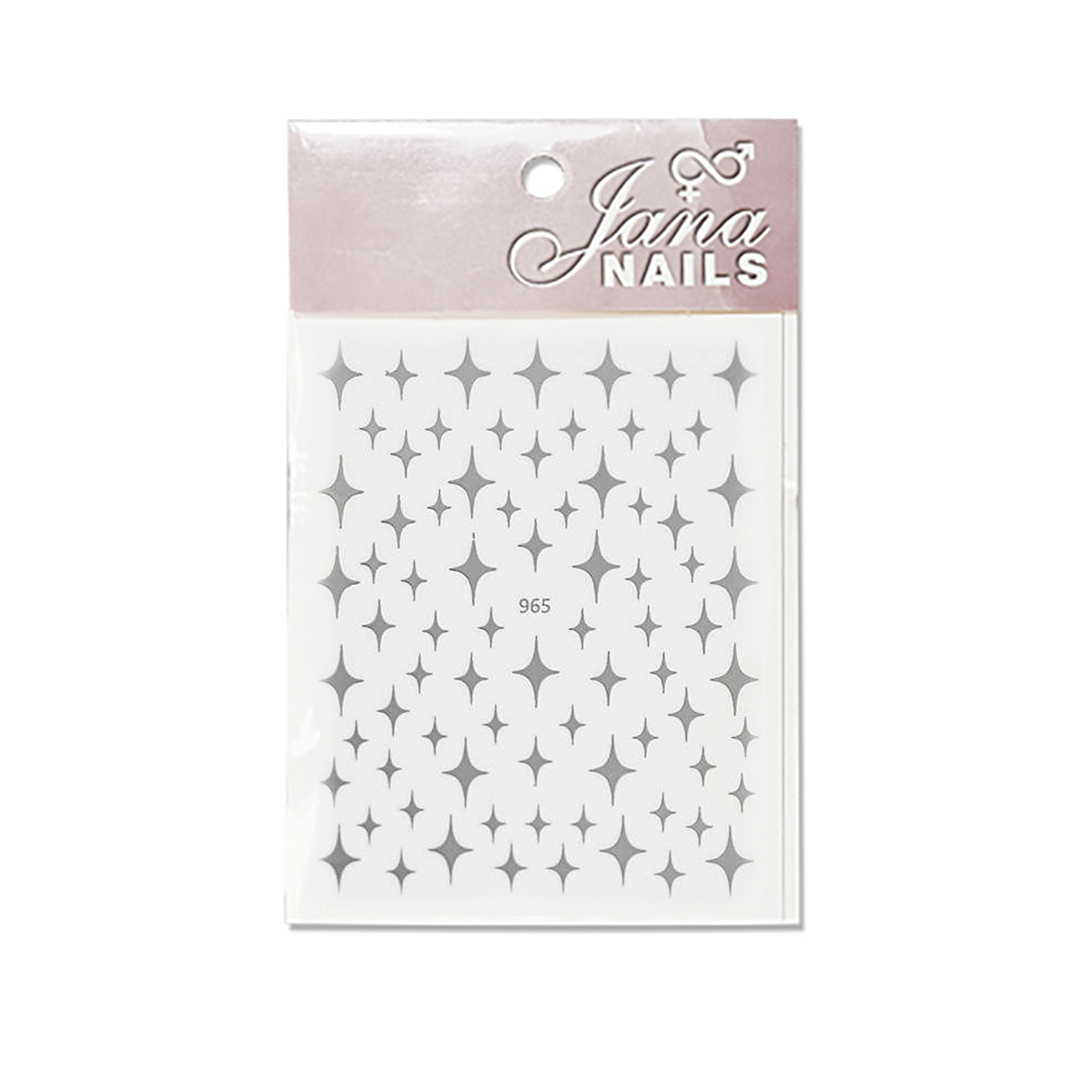 Nail stickers stars / silver Naljepnice / flexi stickers Shop